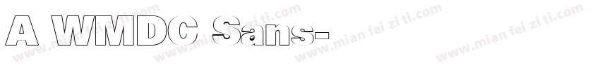 A WMDC Sans字体转换